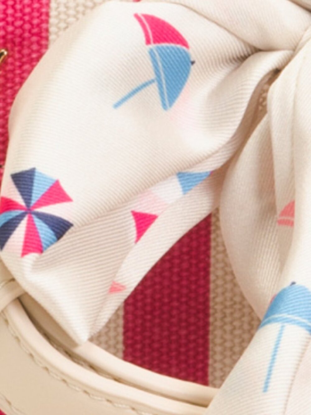 BETSEY JOHNSON Jules Striped Crossbody With Beach Ball Scarf - Picture 5 of 5